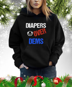 Diapers Over Dems Pro Trump Hoodie