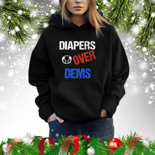 Diapers Over Dems Pro Trump Hoodie