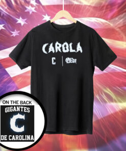 Gigantes de Carolina Black Night Tee Shirt