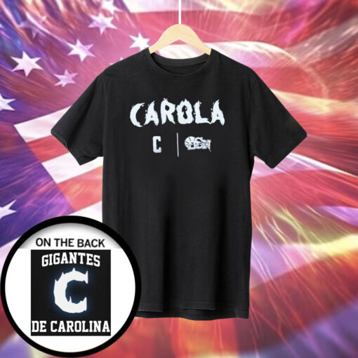 Gigantes de Carolina Black Night Tee Shirt