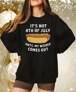 It’s Not 4th of July Until My Wiener Comes Out Sweatshirt