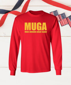 MUGA Make Ukraine Great Again Logo Hoodie Sweatshirt