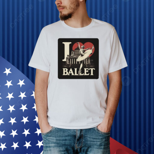 Artelize I Love Ballet Shirt