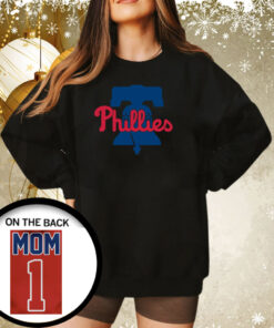 Mother’s Day Phillies Mom Number 1 Sweatshirt