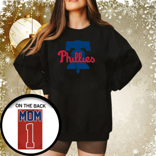 Mother’s Day Phillies Mom Number 1 Sweatshirt