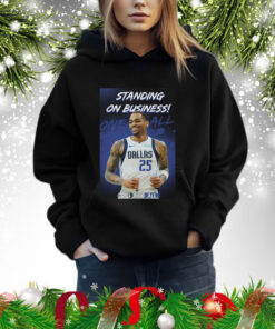 Paul Jamaine Washington Jr Dallas Mavericks Standing On Business Tonight In GM 6 Hoodie