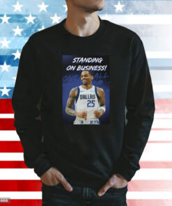 Paul Jamaine Washington Jr Dallas Mavericks Standing On Business Tonight In GM 6 Sweatshirt