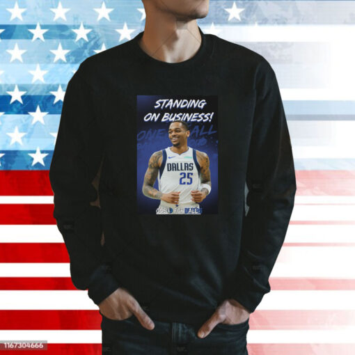 Paul Jamaine Washington Jr Dallas Mavericks Standing On Business Tonight In GM 6 Sweatshirt