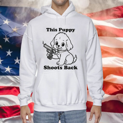 This Puppy Shoots Back Hoodie