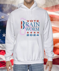 Vote Brain Worm 2024 Hoodie