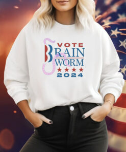 Vote Brain Worm 2024 Shirt