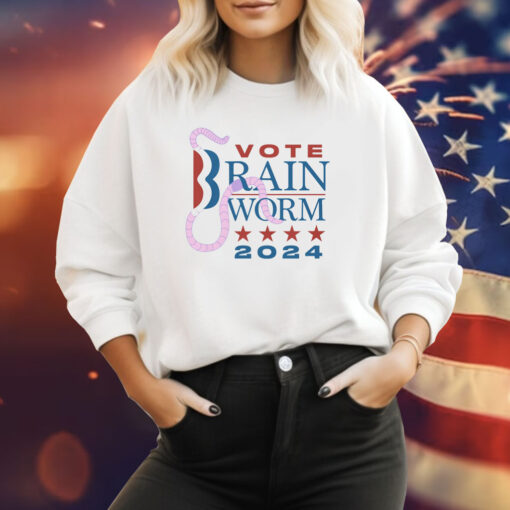 Vote Brain Worm 2024 Shirt