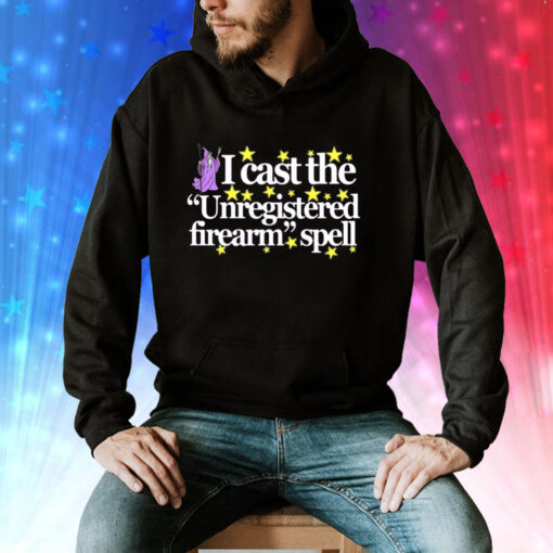 Wizard Spell I Cast The Unregistered Firearm Spell Hoodie Shirt