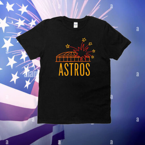 Houston Astros Stadium Baseball T-Shirt