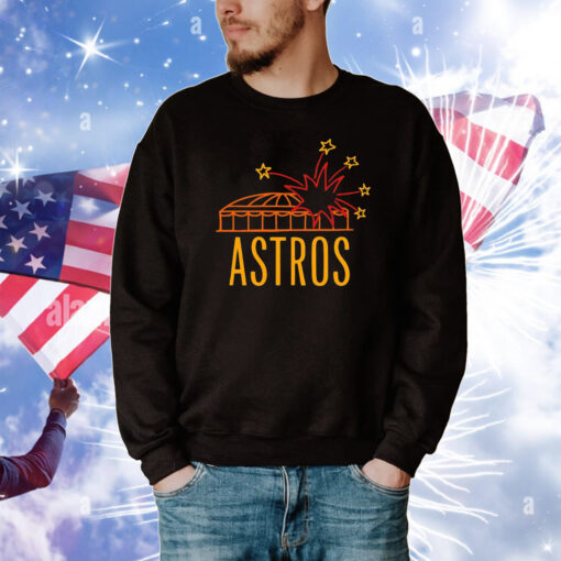 Houston Astros Stadium Baseball T-Shirt