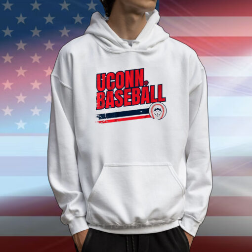 UConn Huskies: Retro Baseball T-Shirt